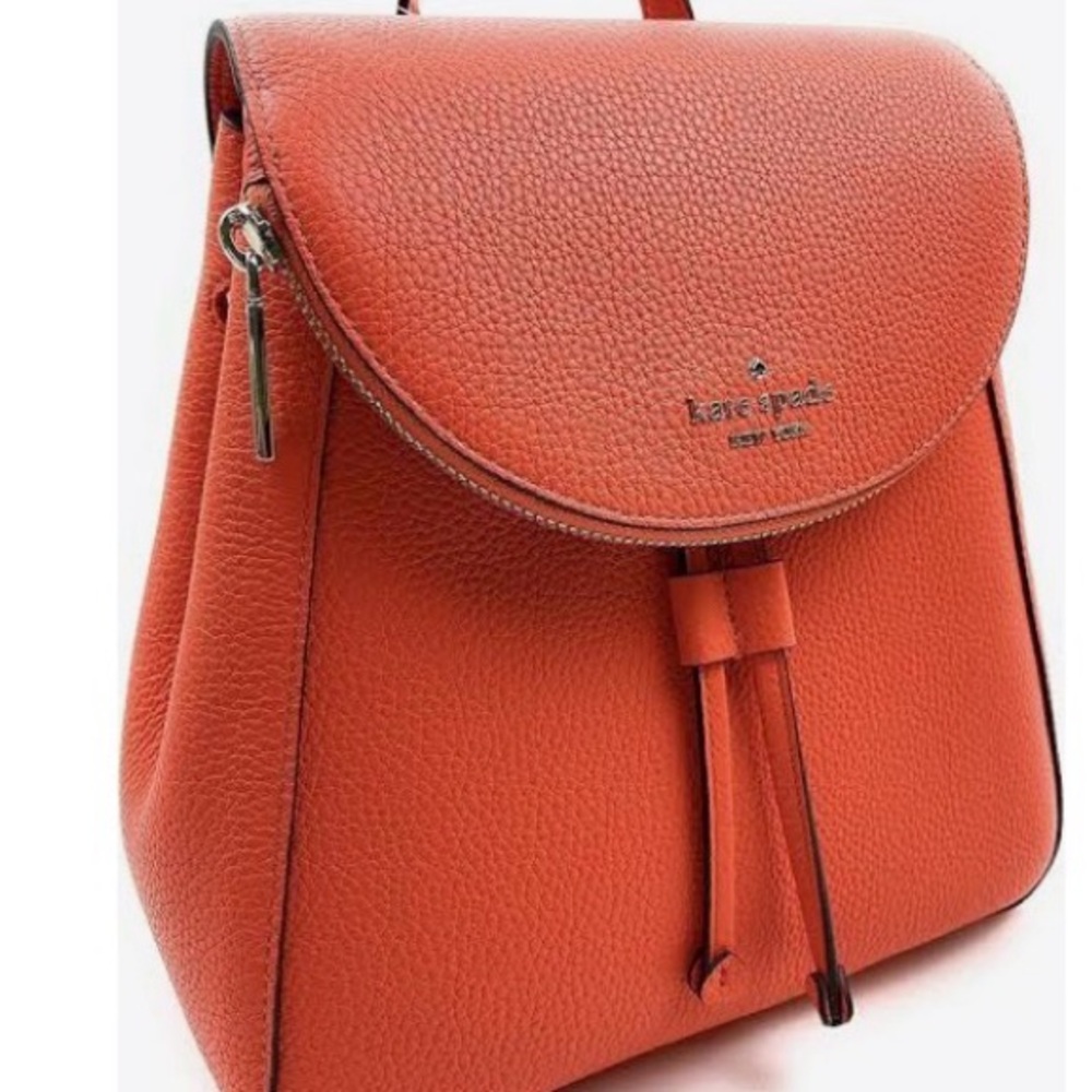 Kate Spade Vibrant Orange Leila Backpack purse